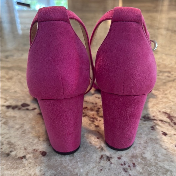 Unisa Pink Ruffle Heels - Picture 2 of 5